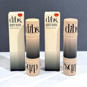 Dibs Desert Island Beauty - Cream Blush Bronzer Duo Contour Stick Shades 1.5 & 2